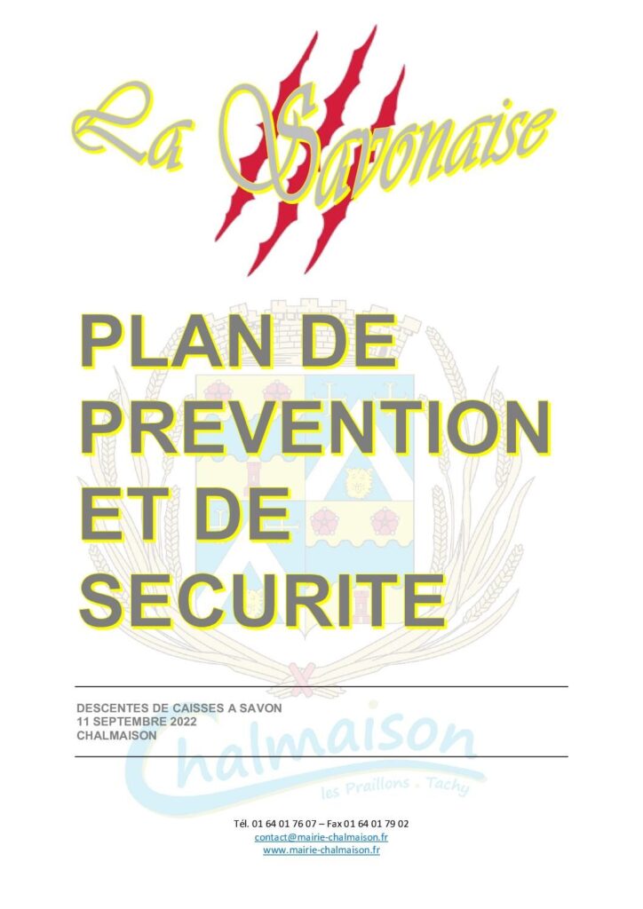 Image du document La Savonaise – Plan de prévention et de sécurité 2022